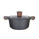Resto Kitchenware Capella 2.6 L Round Black, Wood