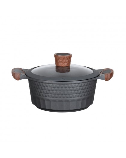 Resto Kitchenware Capella 2.6 L Round Black, Wood