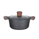 Resto Kitchenware Capella 2.6 L Round Black, Wood
