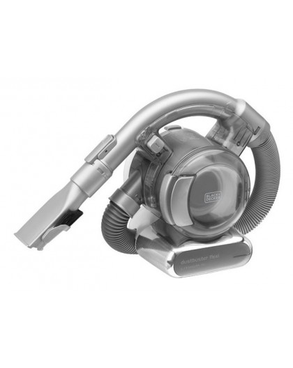 Black & Decker PD1820LF handheld vacuum Black, Chrome Bagless