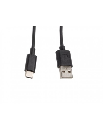LANBERG USB CABLE 2.0 TYPE-C(M)-AM 1M, BLACK