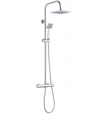 Rain shower with thermostatic mixer