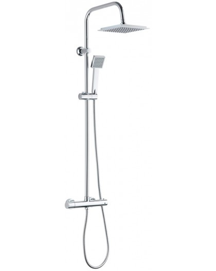 Rain shower with thermostatic mixer