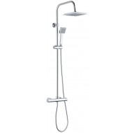 Rain shower with thermostatic mixer