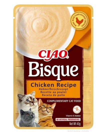 INABA Ciao Bisque Chicken Chicken Soup - Treat for Cats - 40g