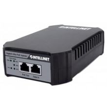Intellinet Gigabit PoE++ Injector, One 95 W Port, IEEE 802.3bt (4PPoE) Compliant, Plastic Housing, Wall-mount Option