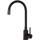 Kitchen faucet with flexible spout