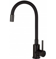 Kitchen faucet with flexible spout