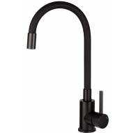 Kitchen faucet with flexible spout