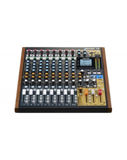 Tascam Model 12 12 channels 20 - 20000 Hz Black, Wood