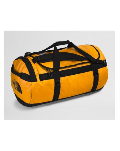 The North Face Base Camp Duffel L duffel bag 95 L Polyester Black, Yellow