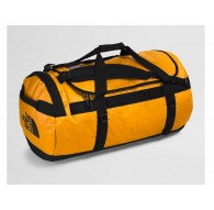 The North Face Base Camp Duffel L duffel bag 95 L Polyester Black, Yellow