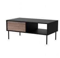 Cama CORTINA Bench/Table 100x55x45 black/walnut