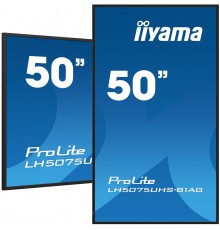 iiyama 50" 4K UHD Professional Digital Signage 24/7 display featuring Android OS, FailOver and Intel® SDM slot