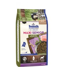 Bosch Hundefutter Maxi Senior Geflügel, 1er Pack (1 x 12.5 kg) Poultry, Rice