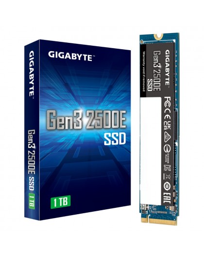 GIGABYTE Gen3 2500E SSD 1TB M.2 PCI Express 3.0 NVMe 3D NAND