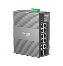 TP-Link Omada 10-Port Gigabit Industrial Easy Managed Switch with 6-Port PoE+ and 2-Port PoE++
