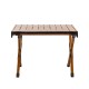 Folding camping garden table DREVO 60cm